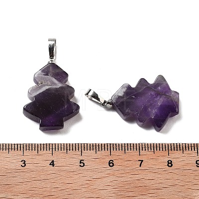 Natural Amethyst Pendants G-A203-01I-P-1