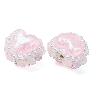 Rwsin & ABS Imitation Pearl & Polymer Clay Beads RE-CBA1913-01C-1