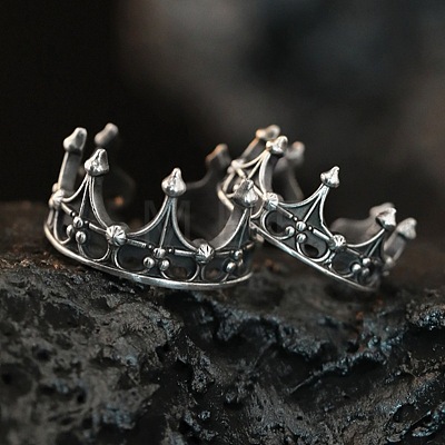 Crown Brass Cuff Open Rings FS-WG83D0F-01-1