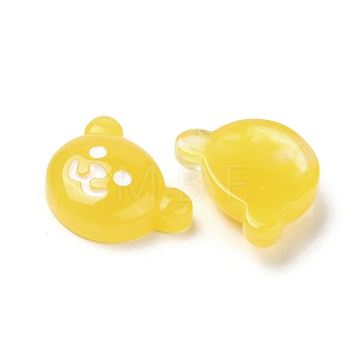 Translucent Resin Animal Decoden Cabochons RESI-M040-03-3-1