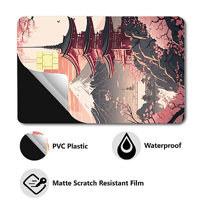 PVC Plastic Waterproof Card Stickers DIY-WH0432-019-1