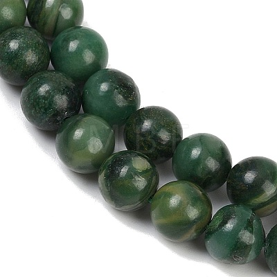 Natural African Jade Beads Strands G-K091-8mm-1