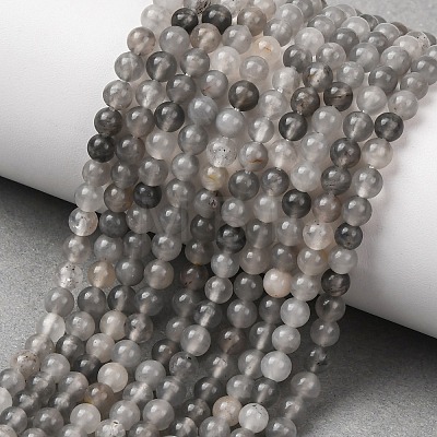 Natural Cloudy Quartz Beads Strands G-D840-69-4mm-1