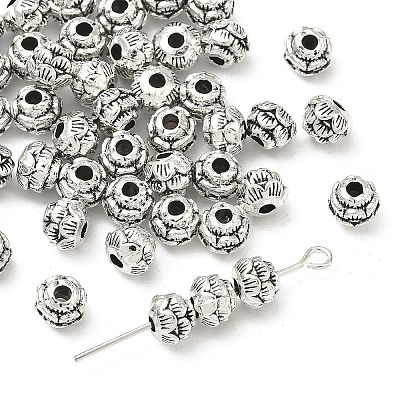 Tibetan Style Alloy Flower Spacer Beads TIBEB-O004-74-1