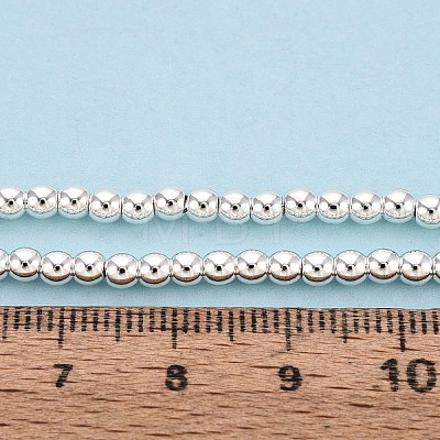 Electroplate Non-magnetic Synthetic Hematite Bead Strands X-G-Q466-3mm-02-1