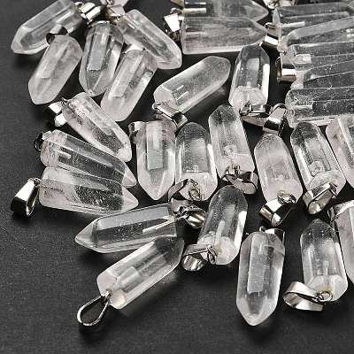 Watermelon Stone Glass Pendants G-Z067-07P-14-1