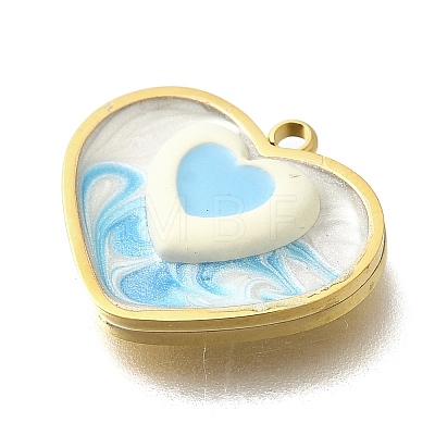 Brass Enamel Pendants LS-STAS-Q347-01G-A-1-1