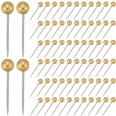1Set 201 Stainless Steel Ball Head Pins DIY-SP0007-91G-1