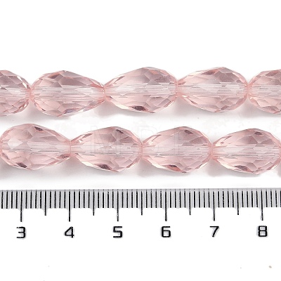 Transparent Glass Beads Strands EGLA-N013-T8mm-D18-1