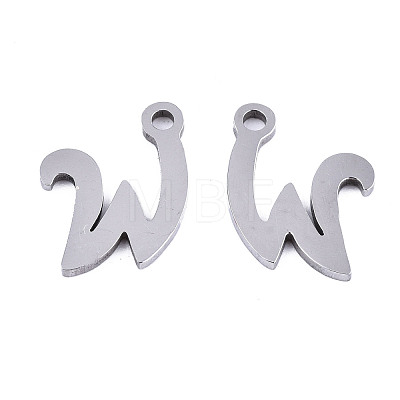201 Stainless Steel Charms STAS-T044-217P-W-1