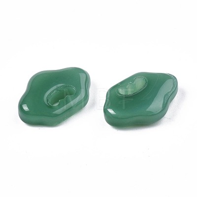 Imitation Jade Glass Pendants GLAA-S054-33-A02-1