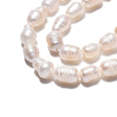 Natural Cultured Freshwater Pearl Beads Strands X-PEAR-N012-05E-1