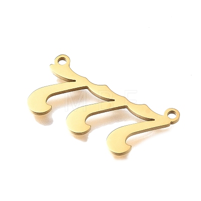 304 Stainless Steel Pendants STAS-D382-04G-G-1