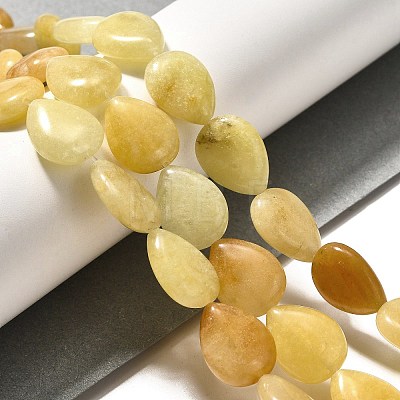 Natural Topaz Jade Beads Strands G-P561-B04-01-1