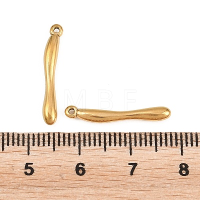 304 Stainless Steel Pendants STAS-L317-35G-1