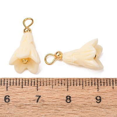 Dyed Synthetic Coral Pendants GG-CBAC295-03G-04-1