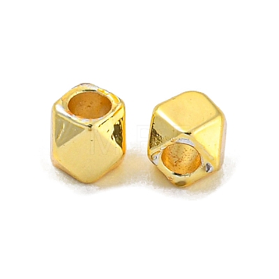 Rack Plating Brass Spacer Beads FIND-T071-03G-A-RS-1