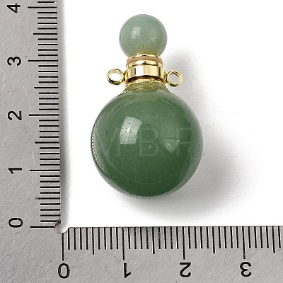 Natural Green Aventurine Perfume Bottle Pendants GG-CBA7610-02G-08-1