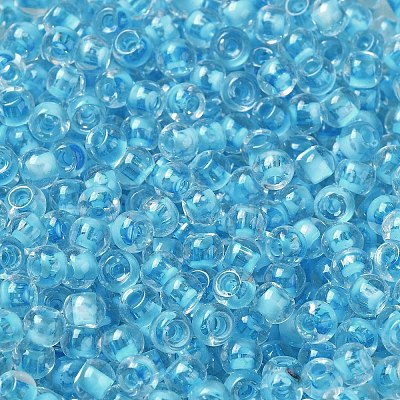 Transparent Glass Round Seed Beads SEED-B001-05A-19-1