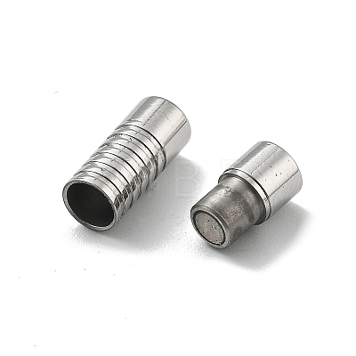 304 Stainless Steel Magnetic Clasps STAS-B082-02A-P-1