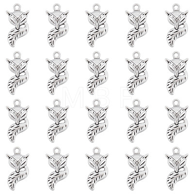 SUNNYCLUE 100Pcs Tibetan Style Alloy Pendants TIBE-SC0009-29-1