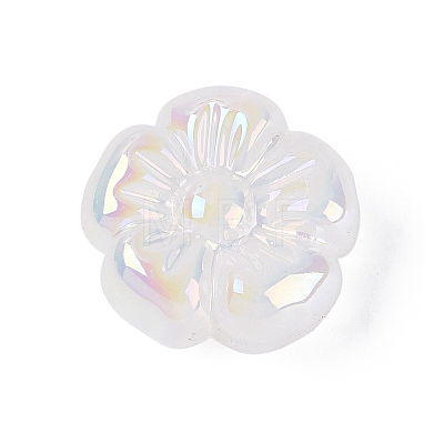 UV Plating Opaque Acrylic Beads OACR-N161-08-1