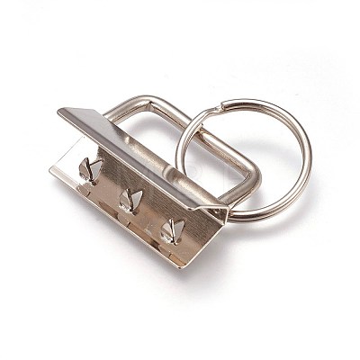 Electroplate Iron Split Key Rings X-IFIN-WH0044-01C-P-1