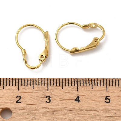 Brass Leverback Earring Findings KK-Z007-26C-1