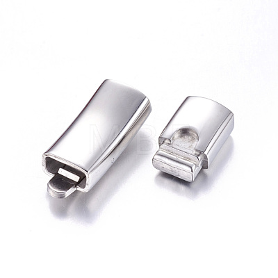 304 Stainless Steel Bayonet Clasps STAS-I011-20-1
