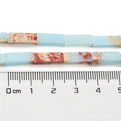 Synthetic Imperial Jasper Dyed Beads Strands G-D077-C01-11-1