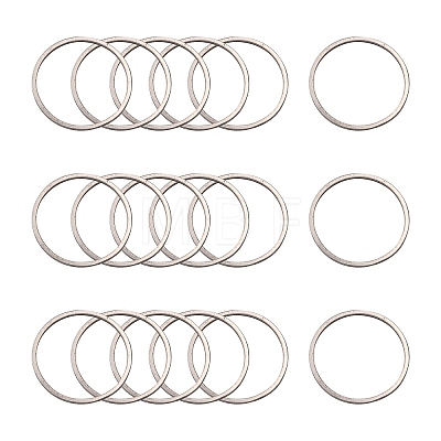 Non-Tarnish 304 Stainless Steel Linking Ring X-STAS-S079-12C-A-1