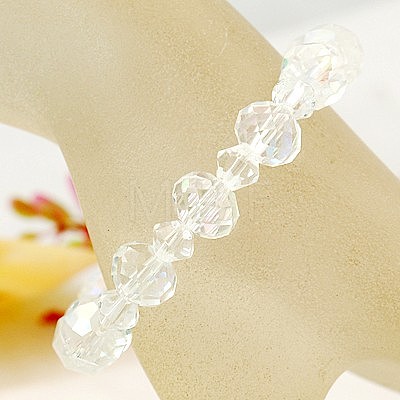 Fashion Stretchy Glass Bracelets BJEW-JB00659-11-1