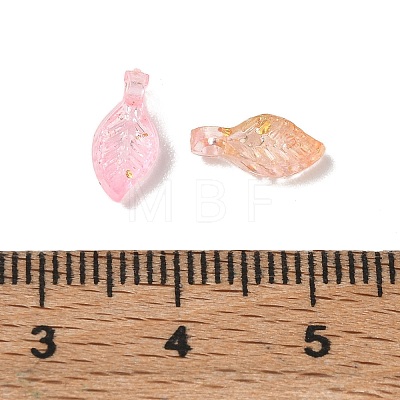 Transparent Acrylic and Gold Foil Pendants AC-CBAF9C1-04A-06-1