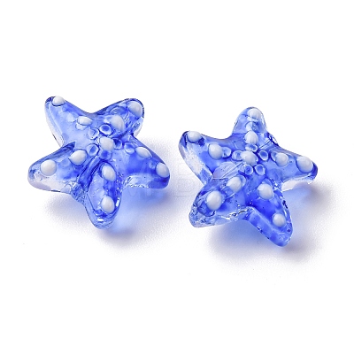 Handmade Lampwork Beads Strands LAMP-I027-09H-1