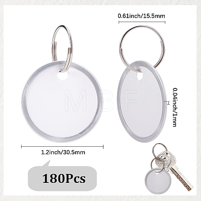 Aluminum & Paper Hanging Price Tags with Rings DIY-SP0007-89B-1