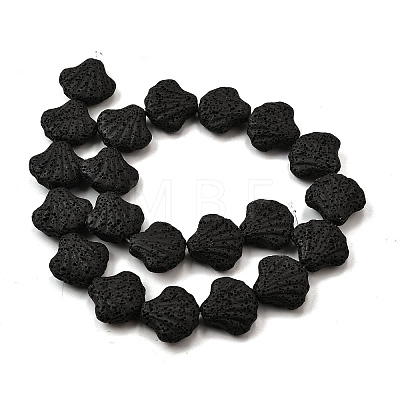 Dyed Natural Lava Rock Beads Strands G-A264-A04-01C-1