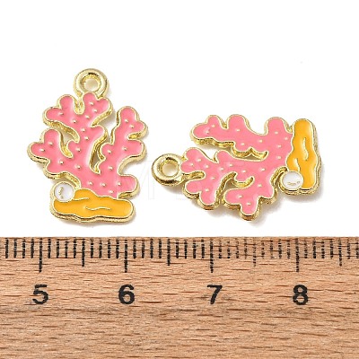Ocean Alloy Enamel Pendants ENAM-B041-01I-1