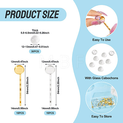 DIY Iron Hair Bobby Pin Making Kit DIY-TA0012-93-1