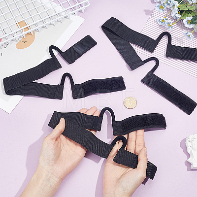 4Pcs Polyester & Nylon Headbands AJEW-HY0003-52-1