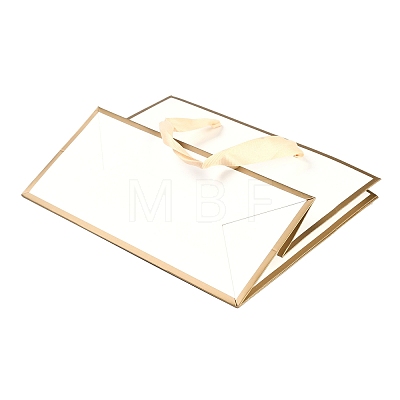 Rectangle Paper Bags with Rope Handles CARB-L011-02A-01-1