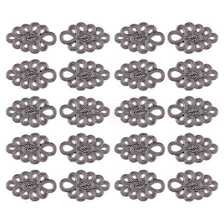 20Pcs Zinc Alloy Adjustable Jean Button Pins FIND-FH0017-92B-1