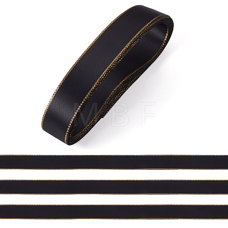 5M Polyester Gold Edged Satin Ribbon OCOR-TADJ0001-05F-1