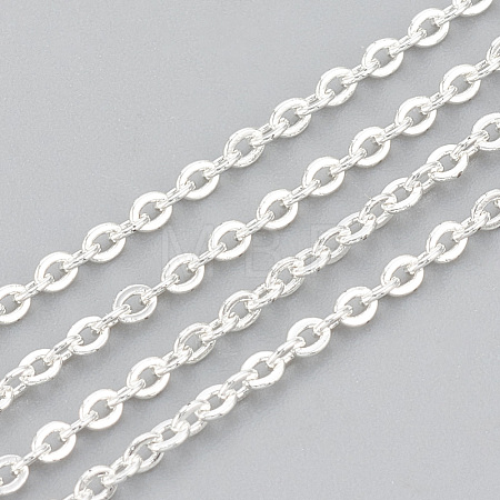 3.28 Feet 304 Stainless Steel Cable Chains X-CHS-R002-0.4mm-S-1