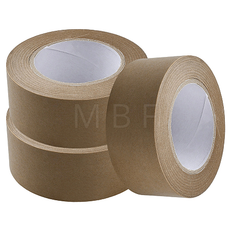 50M Kraft Paper Adhesive Tape AJEW-GF0014-26-1