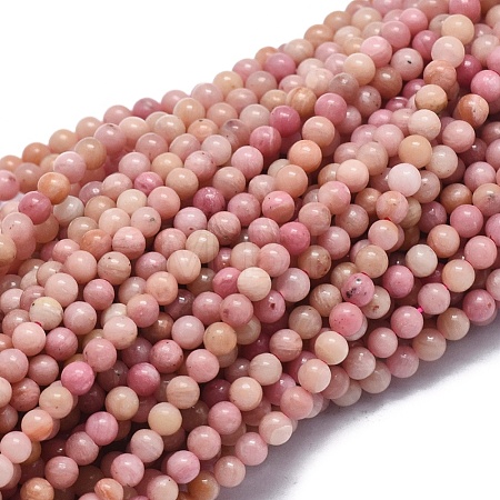 Natural Rhodonite Beads Strands X-G-A177-04-16-1