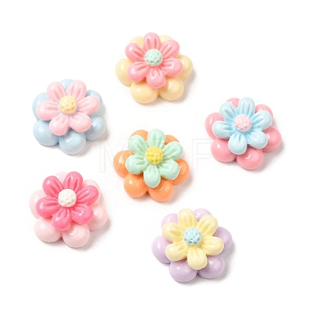 Cartoon Opaque Resin Cabochons RESI-C039-03D-1