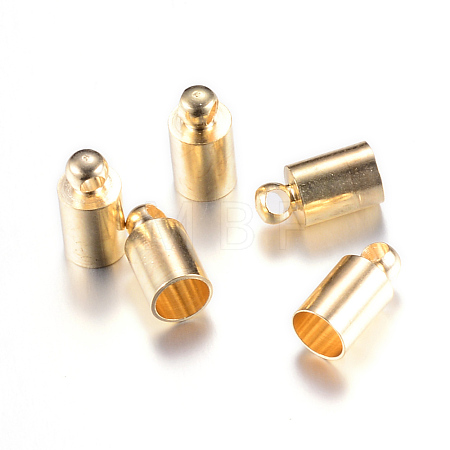 Brass Cord Ends KK-R001-08-LG-1