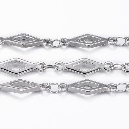 Tarnish Resistant 304 Stainless Steel Chains CHS-H009-11P-1