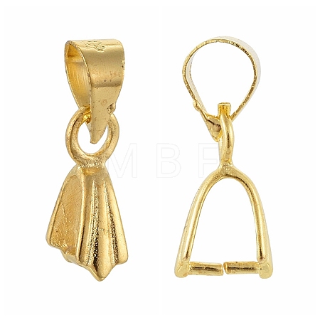 Brass Ice Pick Pinch Bails X-IFIN-KK10-G-1