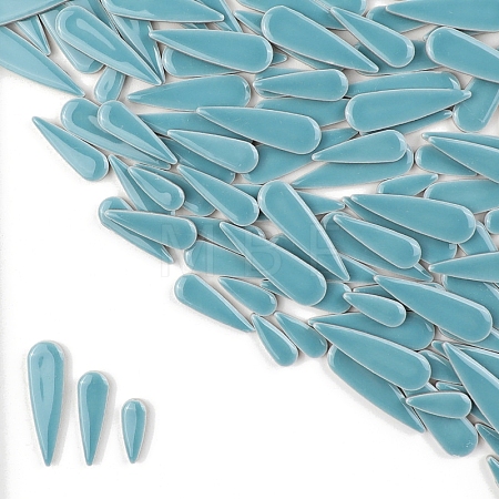 3 Styles Teardrop Shape Porcelain Mosaic Tiles PW-WGBCD43-14-1